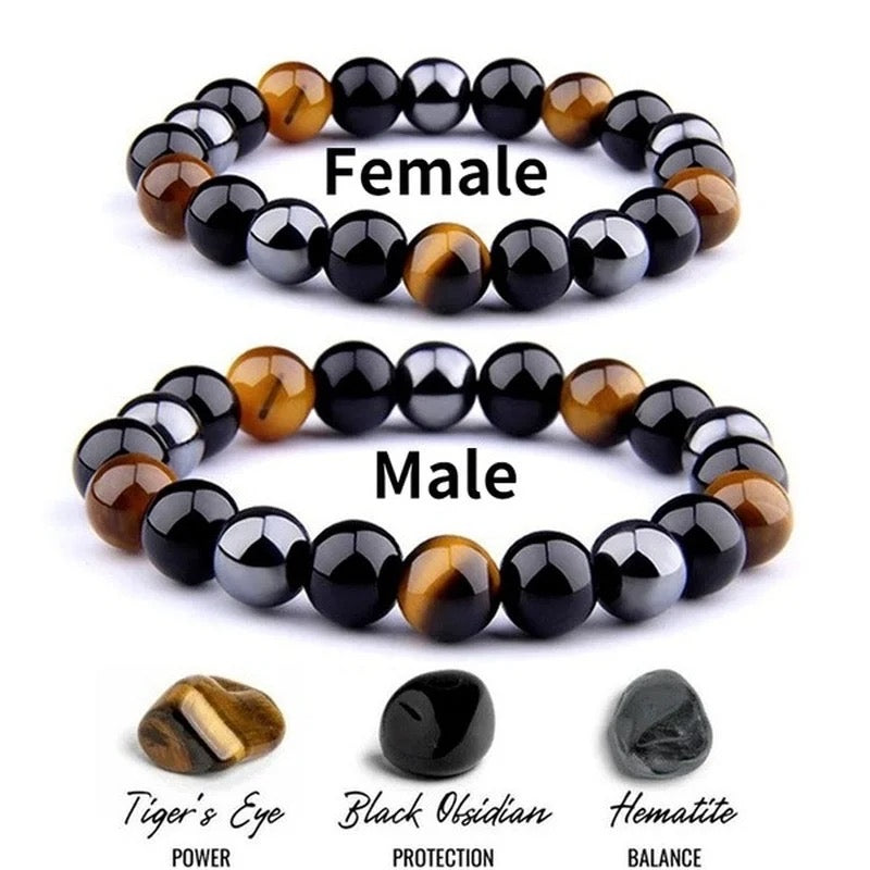 Triple Natural Stones Bracelets