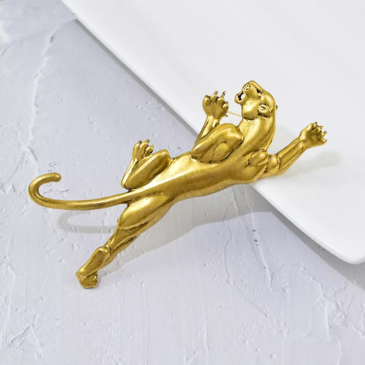 2shup Large Panther Brooch