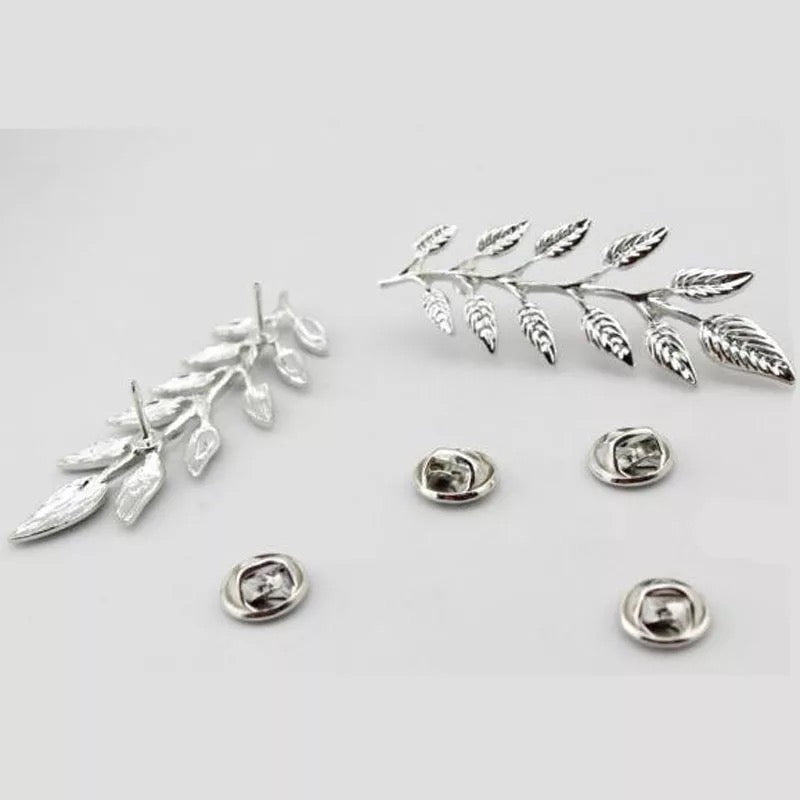 Tree leaves Collar Pins