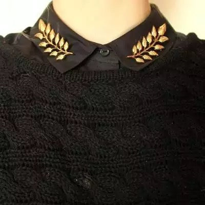Tree leaves Collar Pins