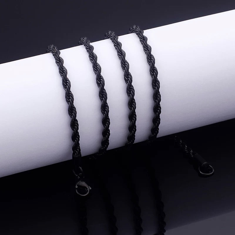 Twist Rope Link Chain Necklace
