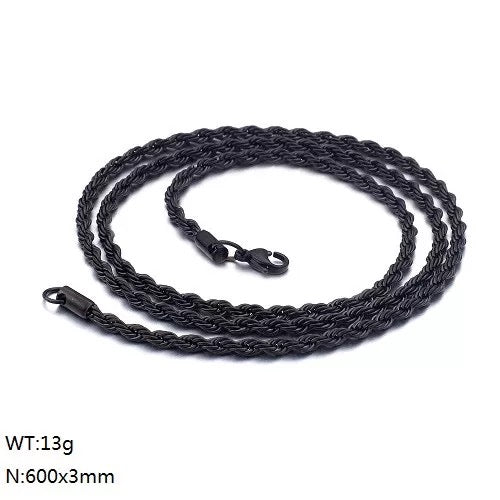 Twist Rope Link Chain Necklace