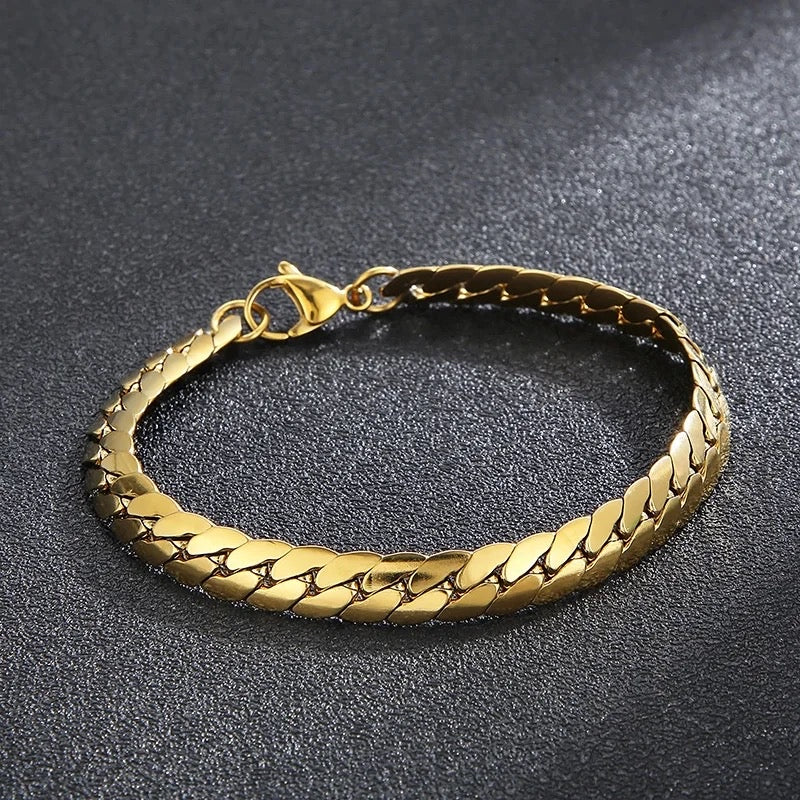 7mm Snake Chain Bracelet