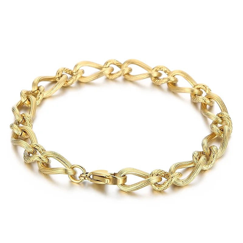 Twisted Link Chain Bracelet