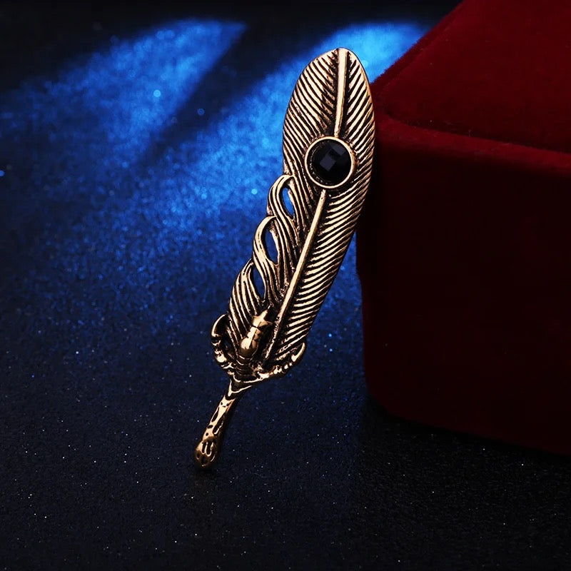 Feather Brooch