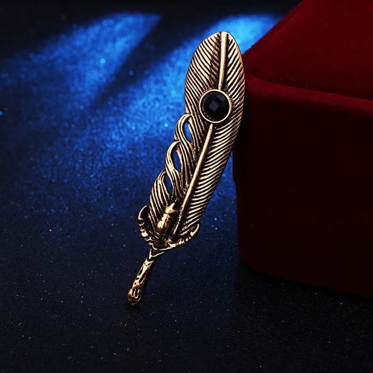 Feather Brooch