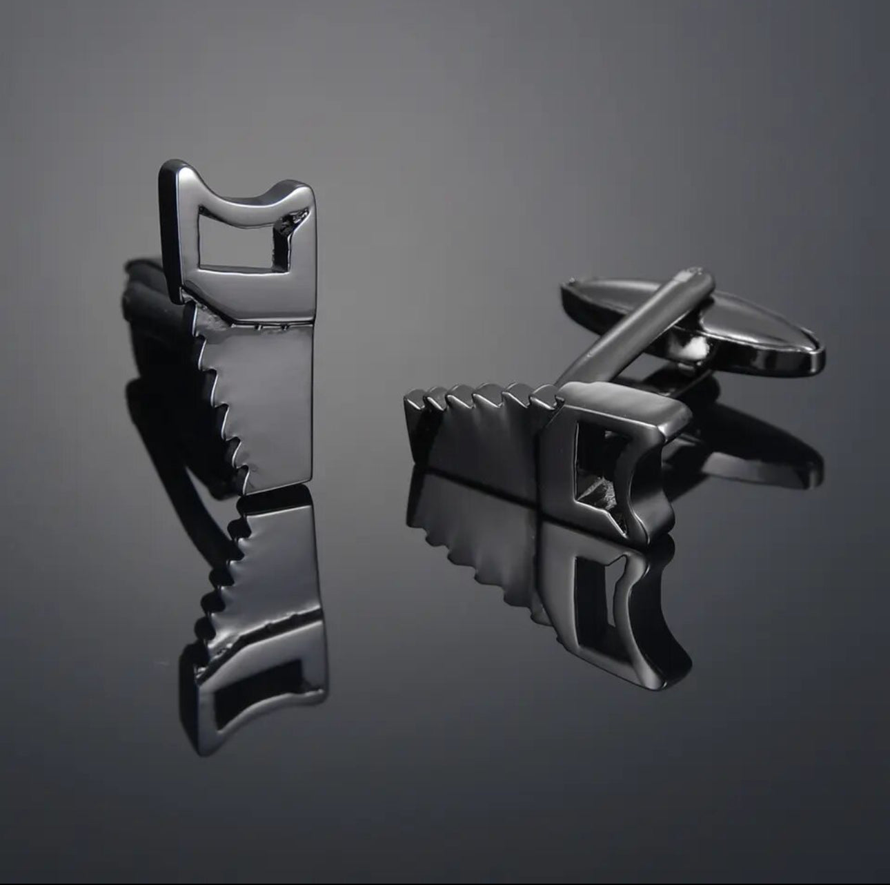 Black Saw Cufflinks