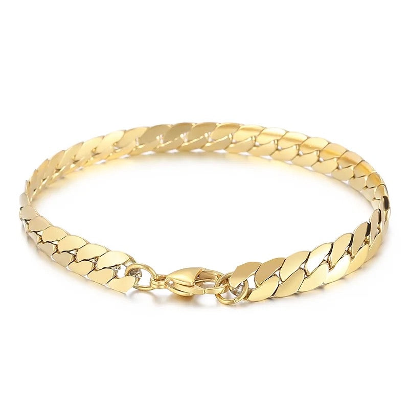 7mm Snake Chain Bracelet