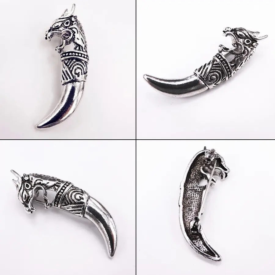 Dragon Horn Brooch