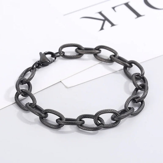 Oval Links Chain Bracelet