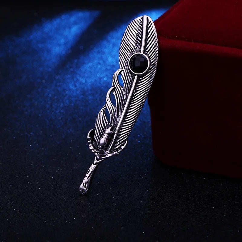 Feather Brooch