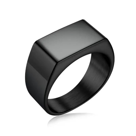 Sand Face Stainless Steel Ring