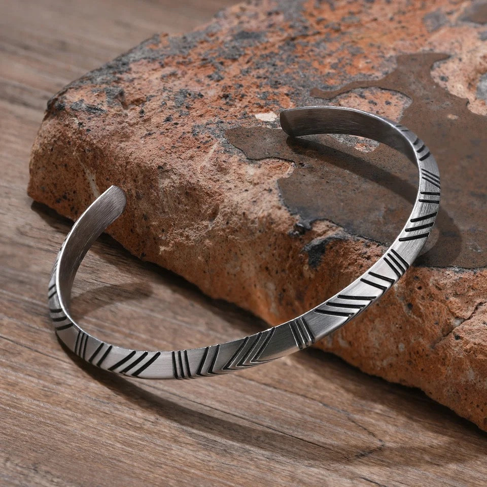 Retro Vikings Cuff Bracelet