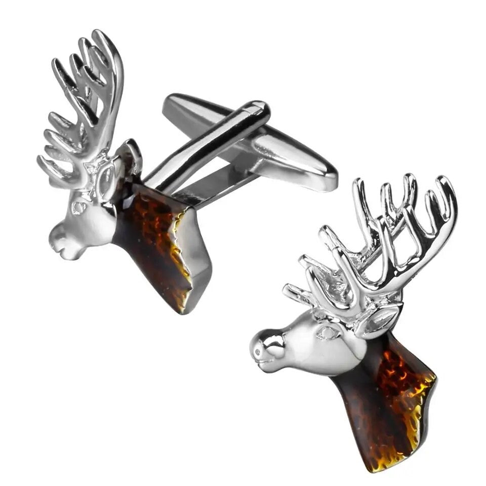 Elk Head Cufflinks