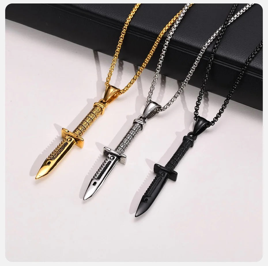 Punk Dagger Necklace