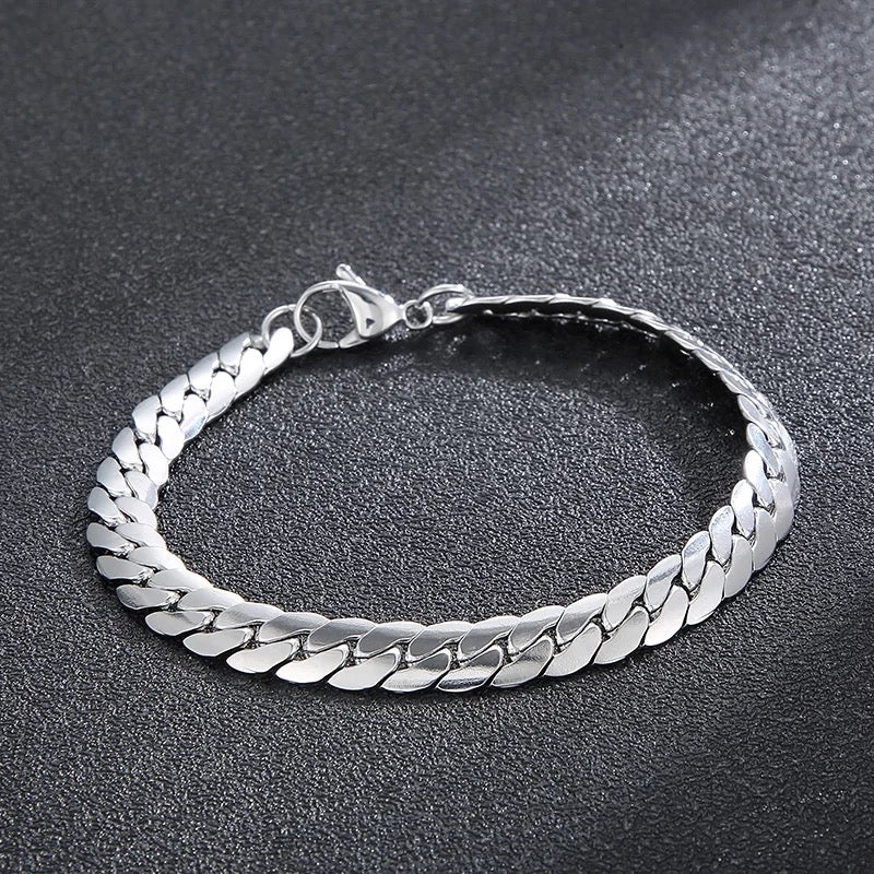 7mm Snake Chain Bracelet