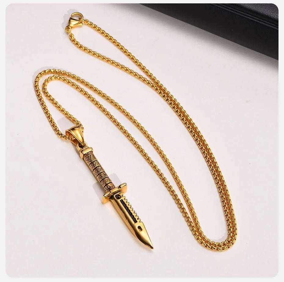 Punk Dagger Necklace