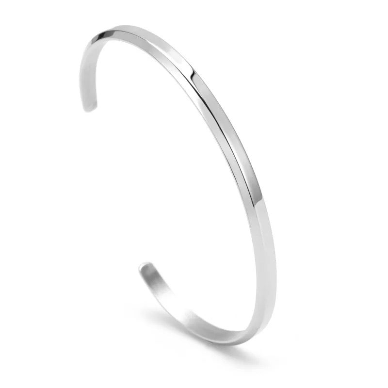 Slim Plain Cuff Bracelet