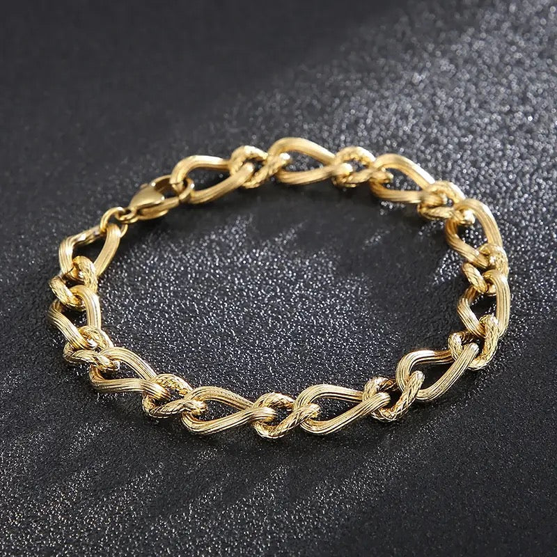 Twisted Link Chain Bracelet