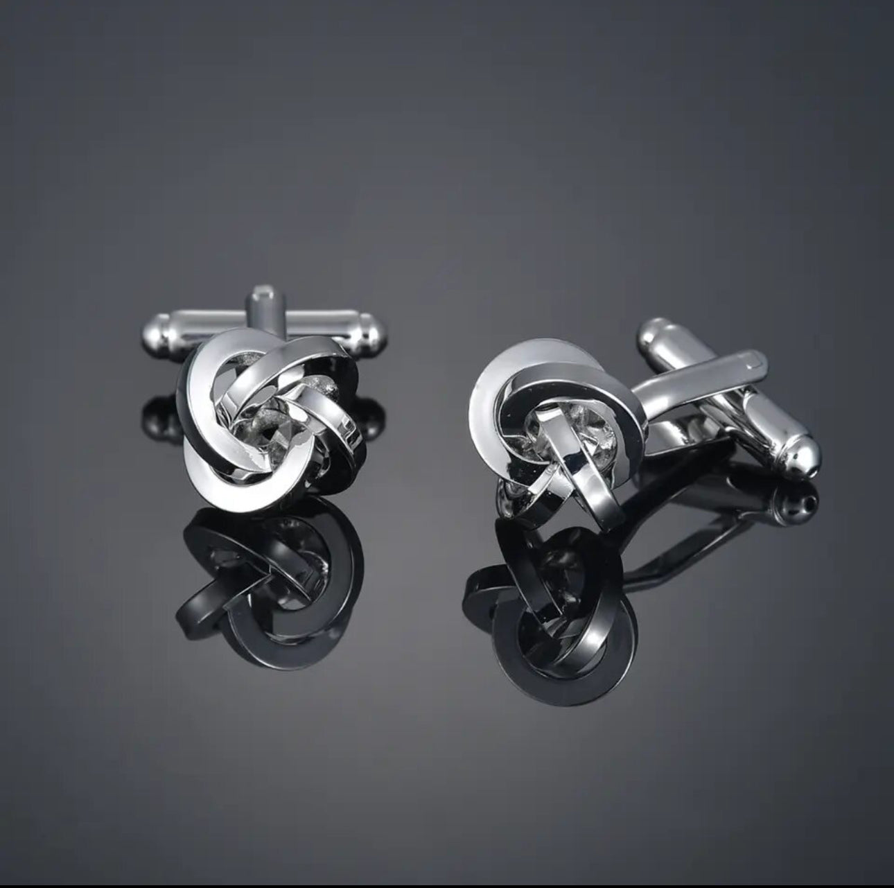 Metal Knot Cufflinks