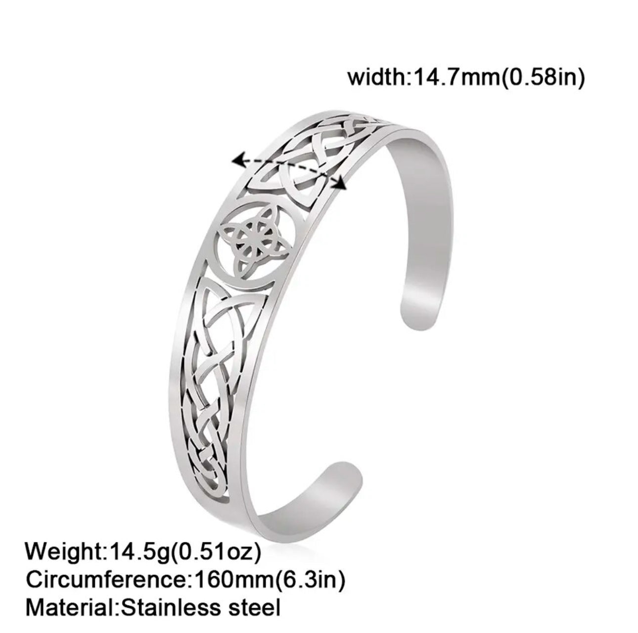 Celtic Knot Cuff Bracelet