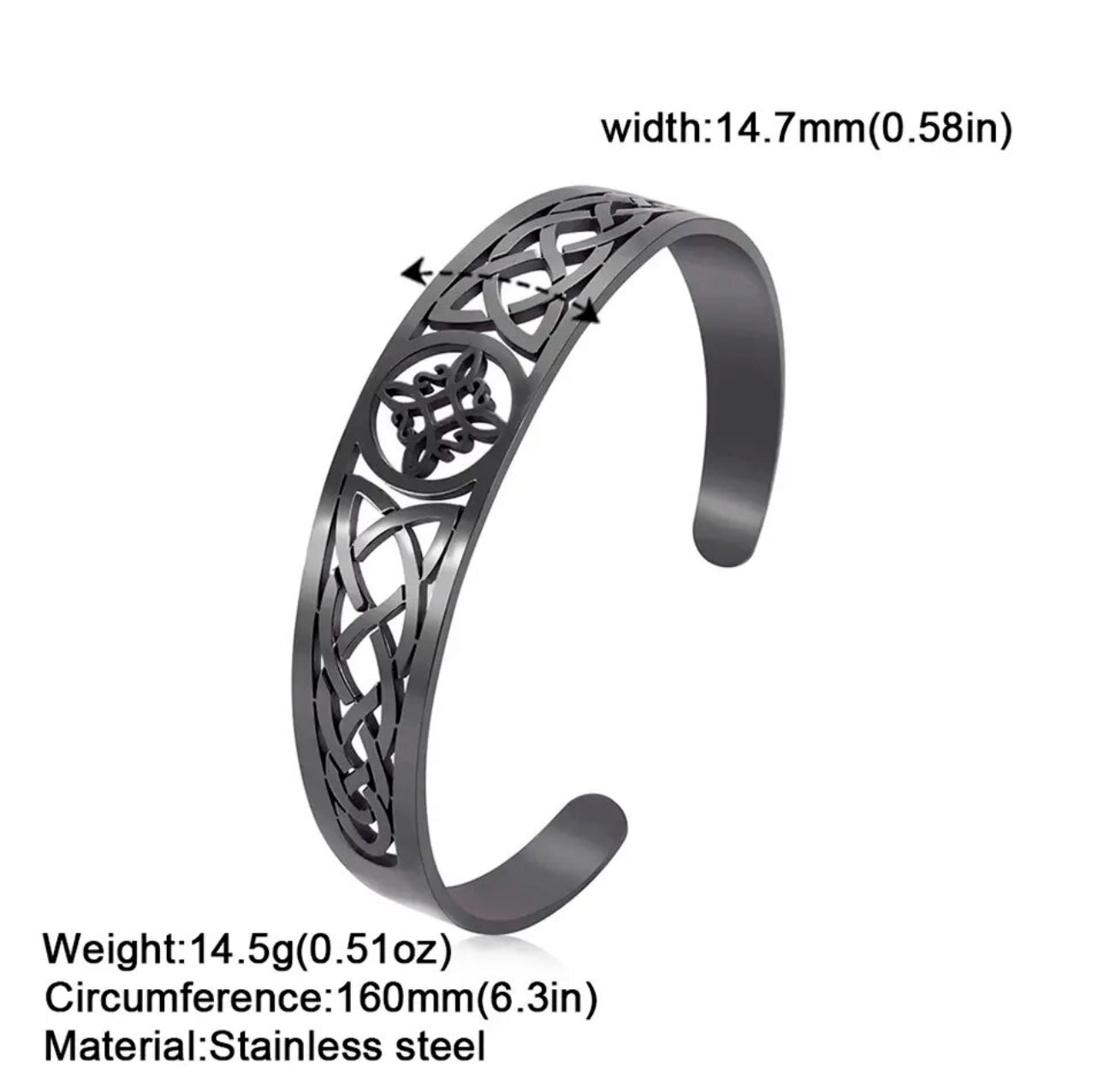 Celtic Knot Cuff Bracelet