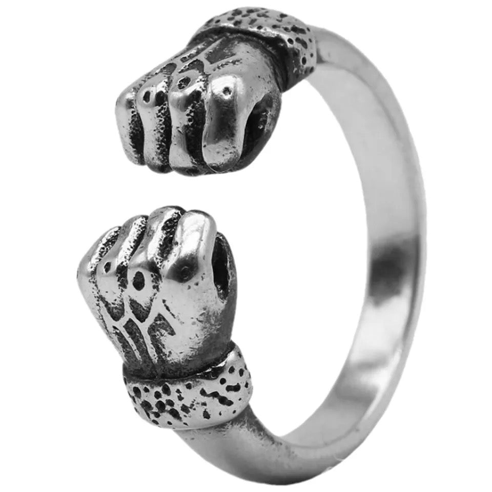 Power Fist Stainless Steel Ring