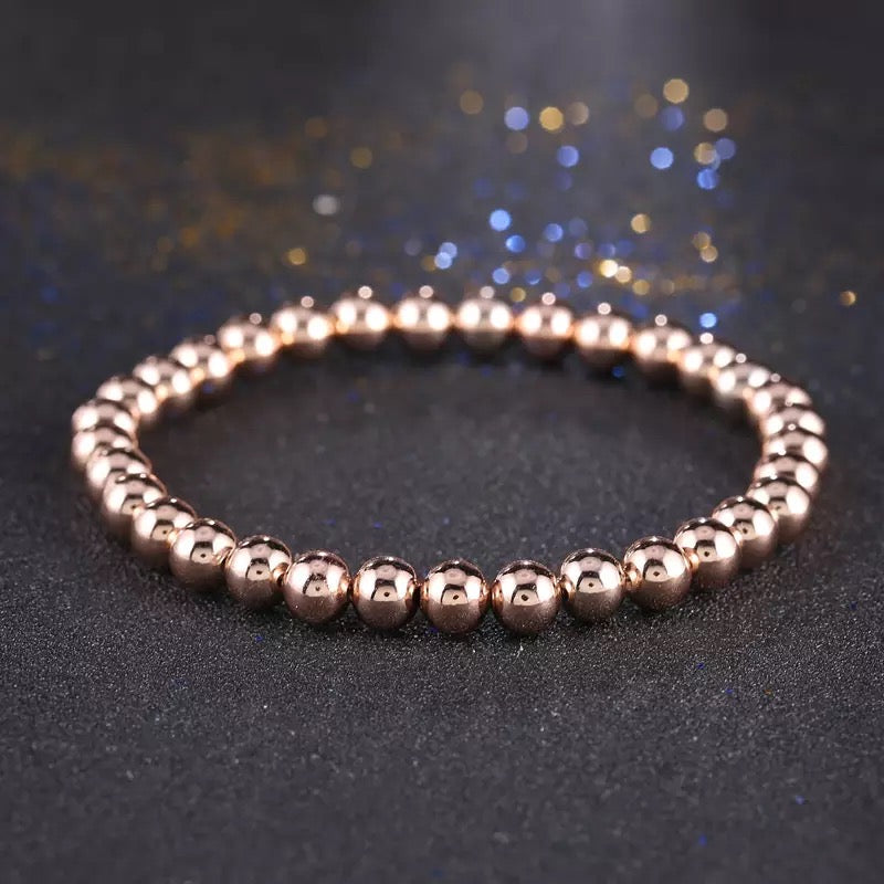 6mm Steel Beads Bracelets