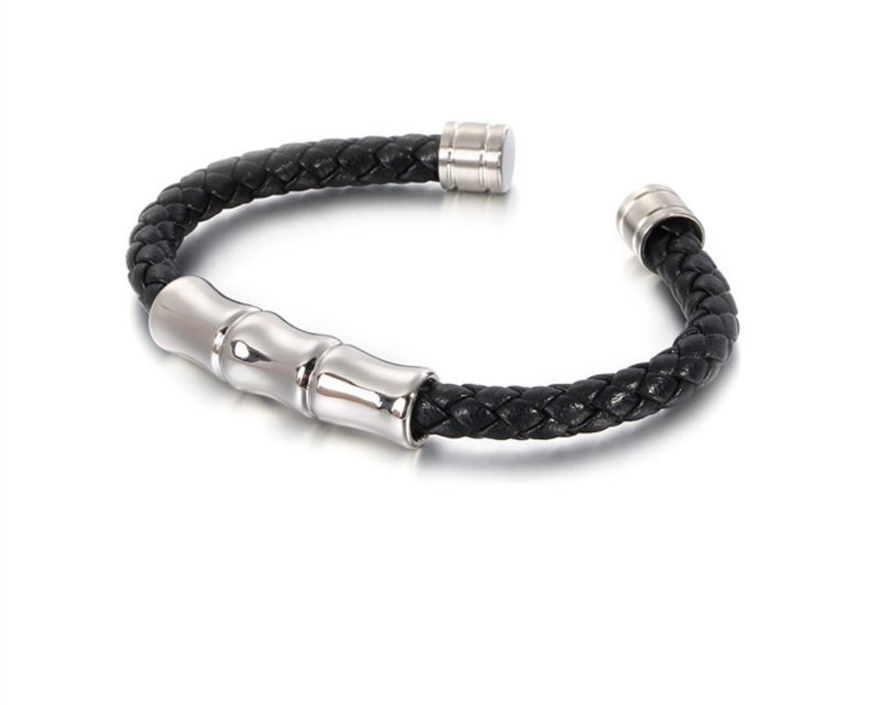 2shup Adjustable Woven Leather Bamboo Bracelets