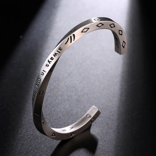 Always in My Heart Twisted Cuff Bracelet