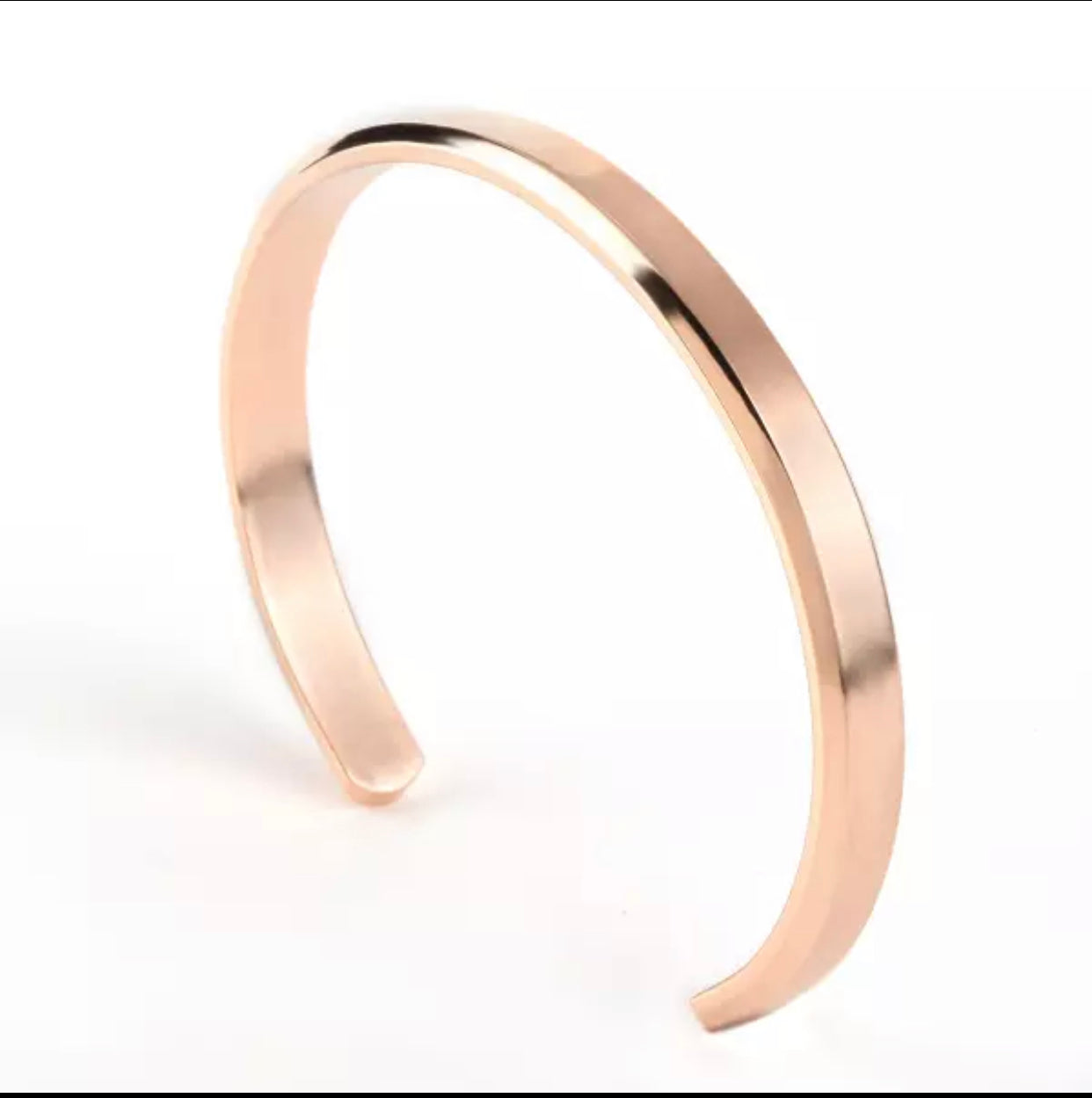 2shup Classy Plain Fine Polished Cuff Bracelets