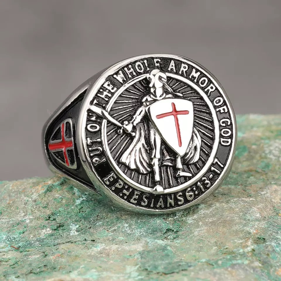 Armor of God Signet Ring