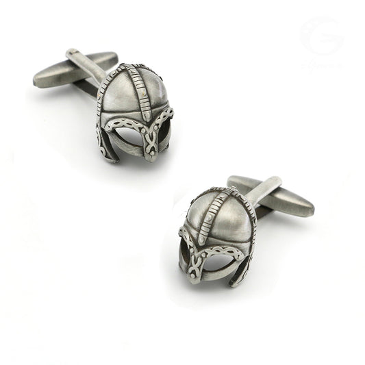 2shup Sparta Warrior Helmet Cufflinks