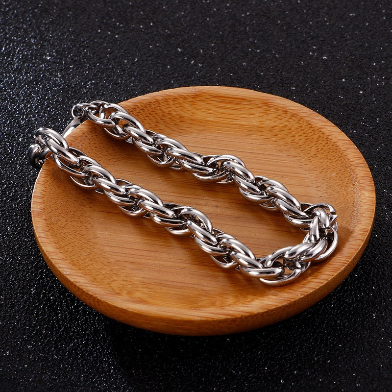 2shup 11mm Link Twisted Chain Bracelet