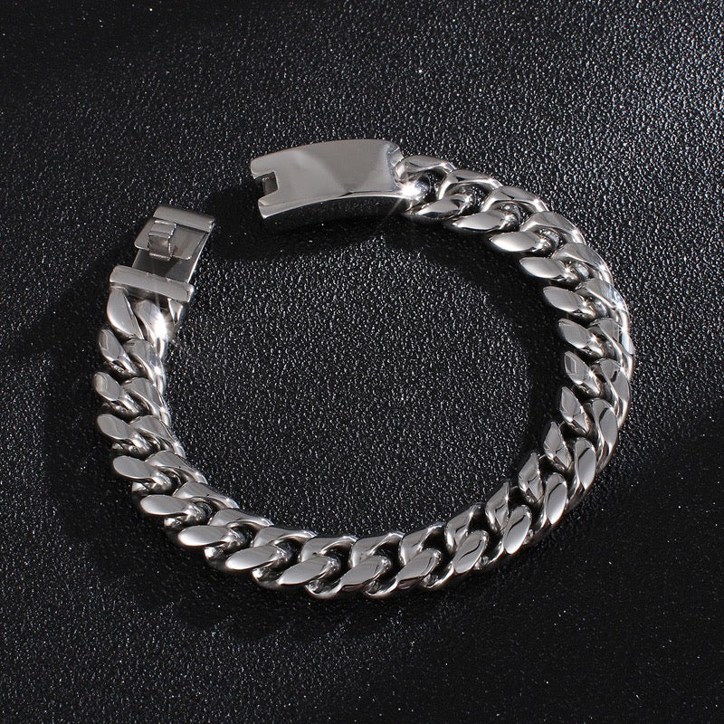 12mm Cuban Link Chain Bracelet