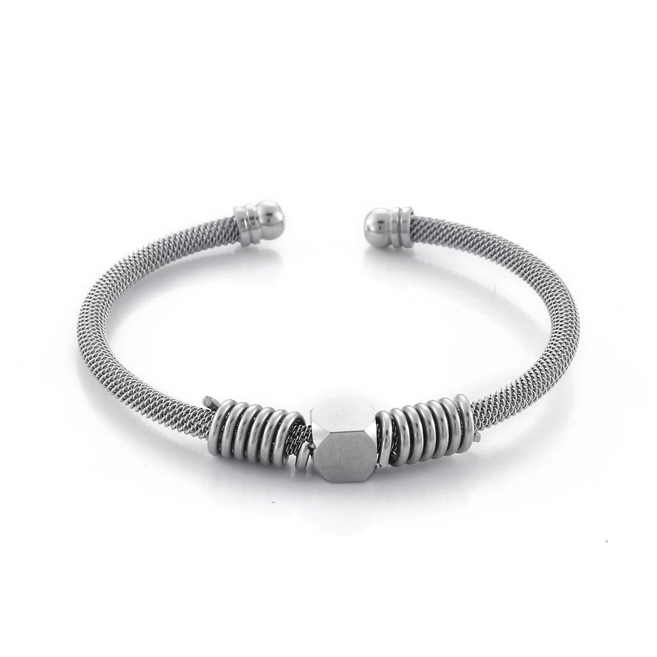 2shup Classic Industrial Spring Cuff Bracelet