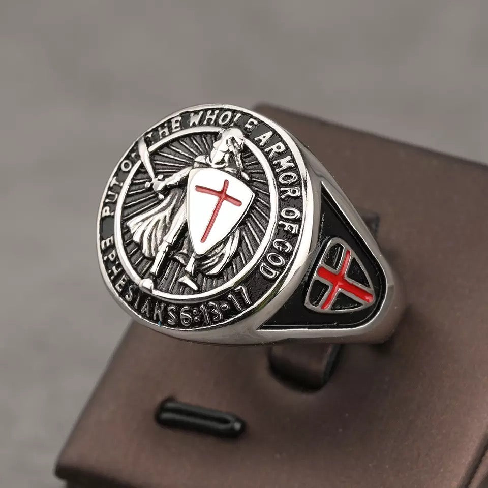 Armor of God Signet Ring