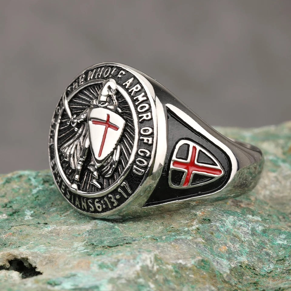 Armor of God Signet Ring