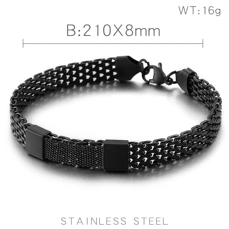 2shup Mesh Chain Bracelets