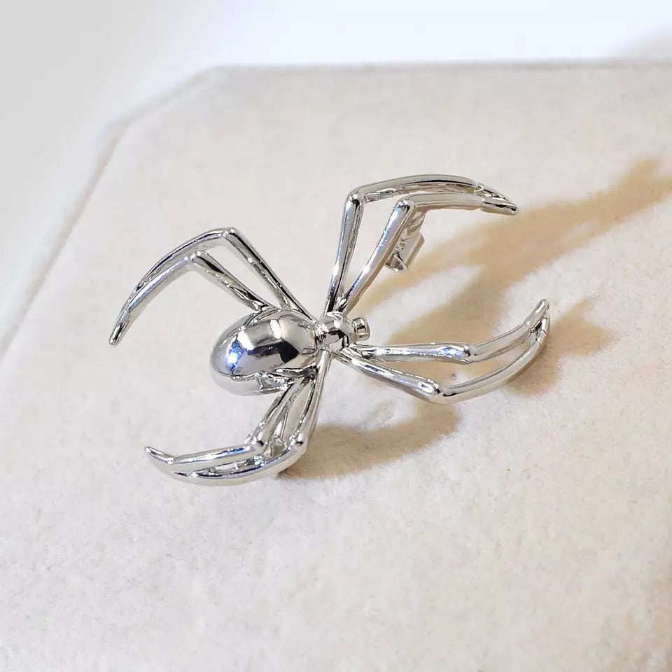 Metal Spider Brooch Brooch