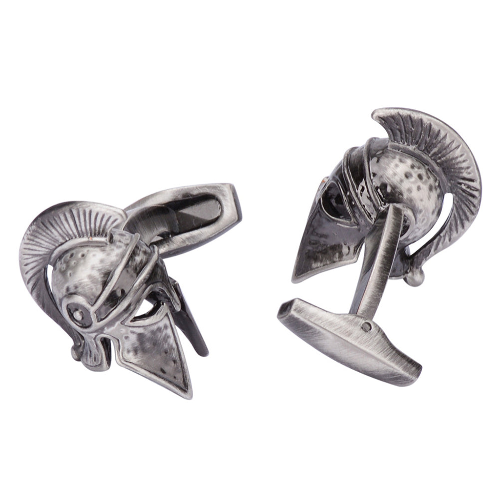 2shup Vintage Roman War Helmet Cufflinks