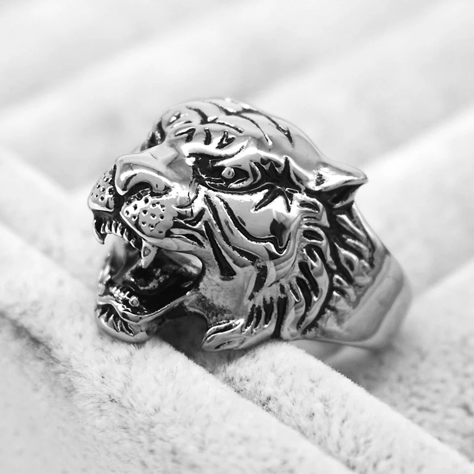 2shup Roaring Tiger 316L Stainless Steel Rings