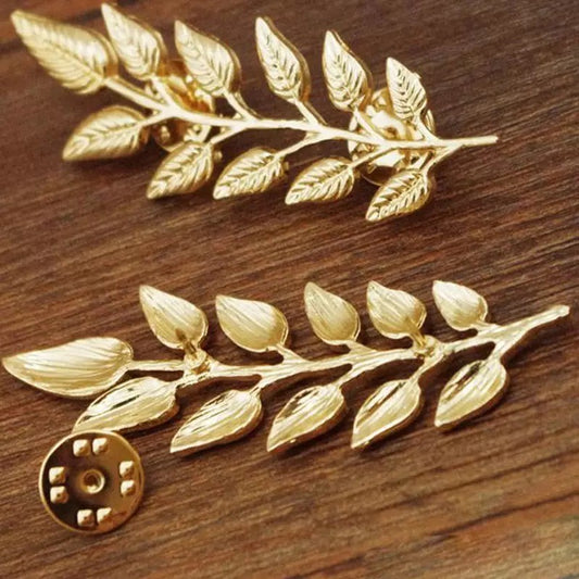 Tree leaves Collar Pins