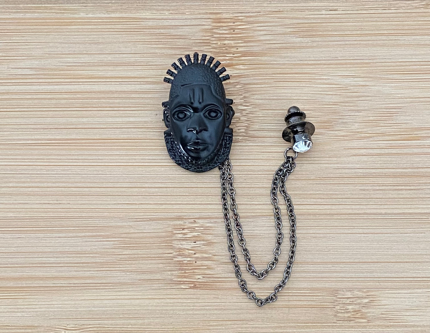 2shup Queen Idia/Benin/Ijoba Mask Brooches & Lapel Pins