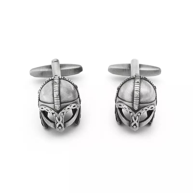 2shup Sparta Warrior Helmet Cufflinks