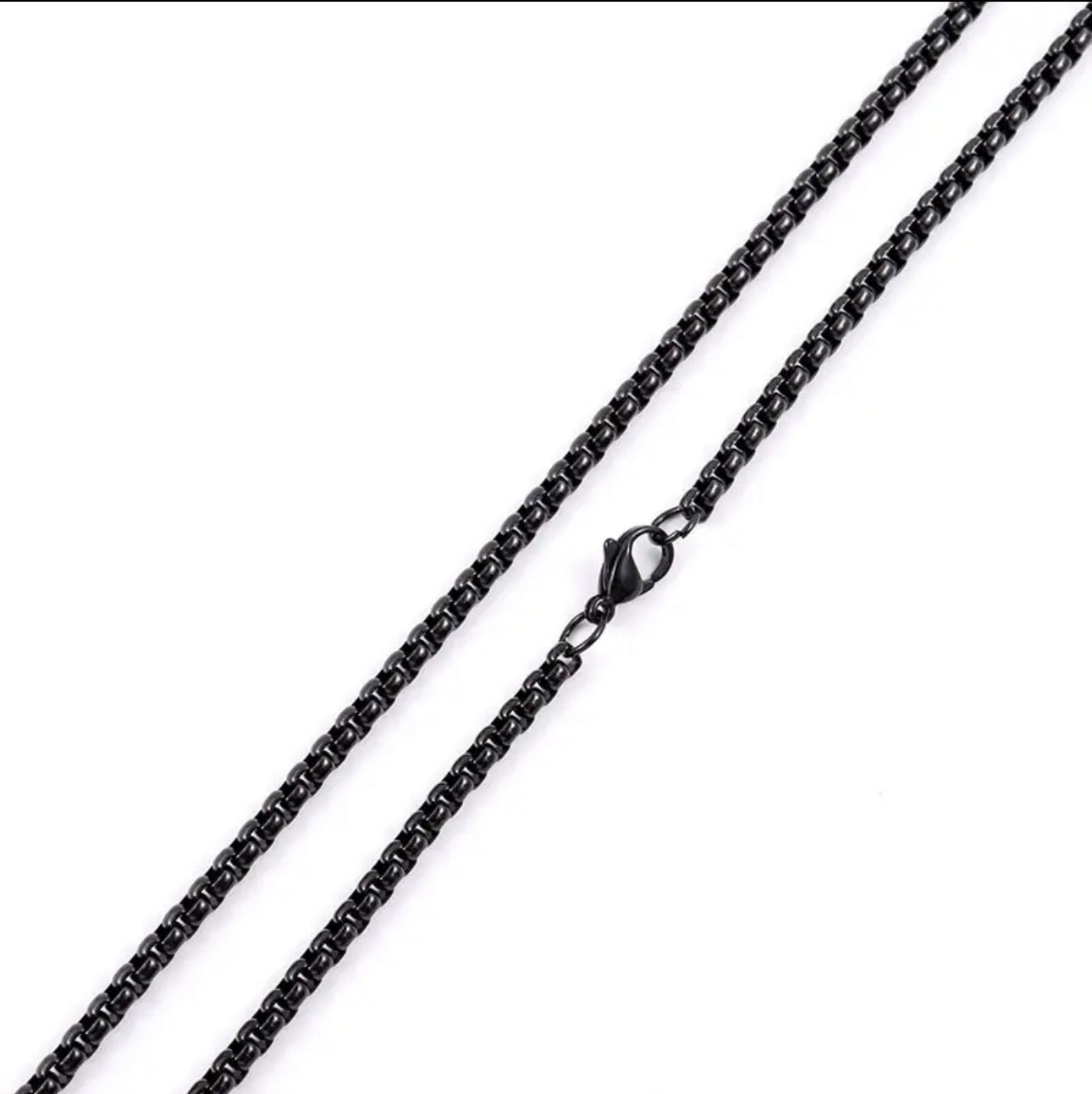 2mm Box Link Chain Necklace